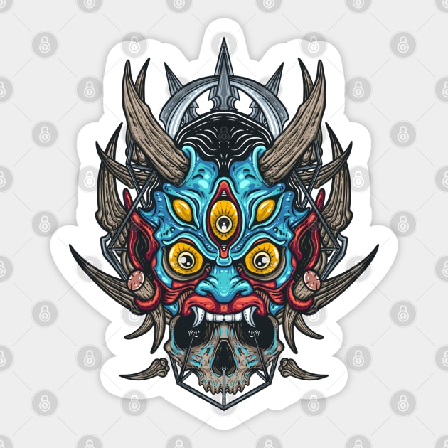 god of destruction Sticker by Behold Design Supply